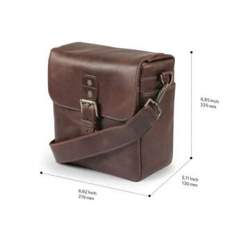 MegaGear Classic,Vintage,Crossbody, Brown
