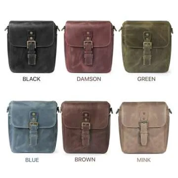 MegaGear Classic,Vintage,Crossbody, Brown