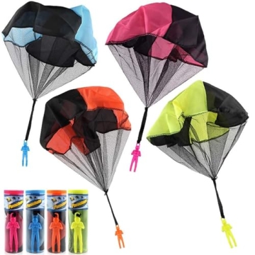 4PCS Parachute Toy Set – Exciting Outdoor Flying Fun for Kids