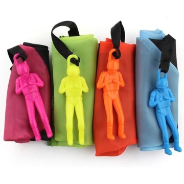 4PCS Outdoor Parachute Toy Set for Kids Enjoy Fun Flying
