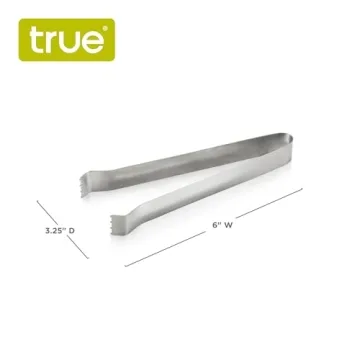 True Ice Tongs - Stainless Steel Cocktail Serving Tools