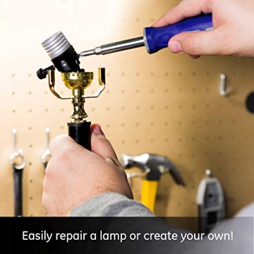 GE Power Gear 8 Ft Lamp Cord for DIY Repair and Replacement