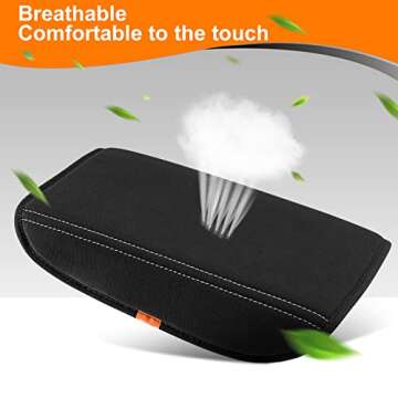 BEYOURD Armrest Cover for Tesla Model 3/Y - Washable & Soft
