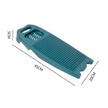 Cansybil Non-Slip Laundry Washing Board - Portable, Eco-Friendly, 15.7x8.07in