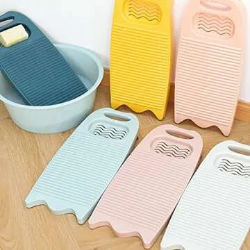 Cansybil Non-Slip Laundry Washboard for Easy Hand Washing