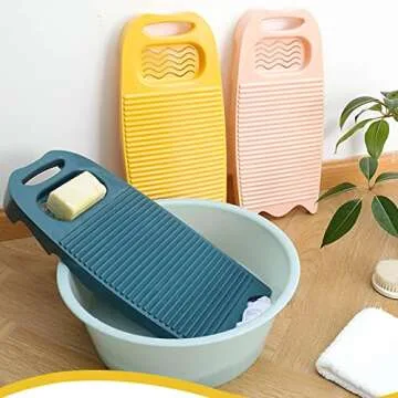 Cansybil Non-Slip Laundry Washboard for Easy Hand Washing