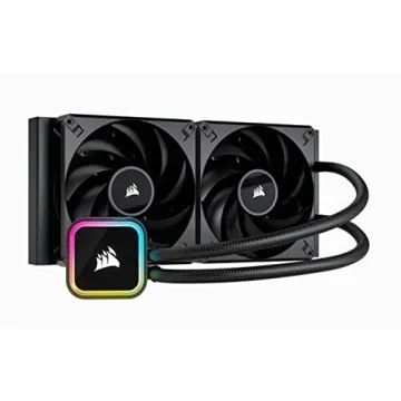 Corsair iCUE H115i RGB Elite Liquid CPU Cooler with 280mm Radiator and RGB Lighting