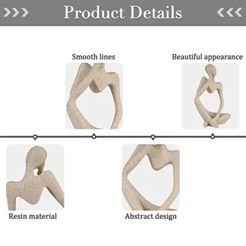 Elegant Abstract Thinker Statue for Stylish Decor