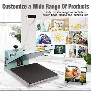 BetterSub 15x15 Heat Press Machine for T-Shirt Printing
