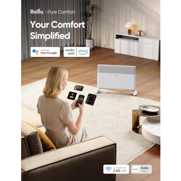 Ballu Convection Panel Space Heater for Large Room