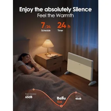 Ballu Convection Panel Space Heater for Large Room