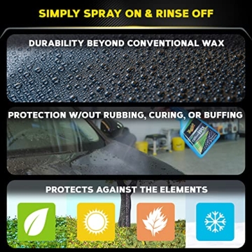 Meguiar's Hybrid Ceramic Wax Spray - 32 Oz for Premium Shine