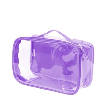 Small Clear Travel Packing Cube/See Through PVC Plastic Pouch for Traveling, Backpacking, and Diaper...