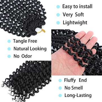Passion Twist Hair 30 Inch - Water Wave Crochet Extensions