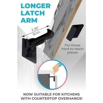 Cabinet Locks Baby Proofing for Kids and Pets - 12 Pack