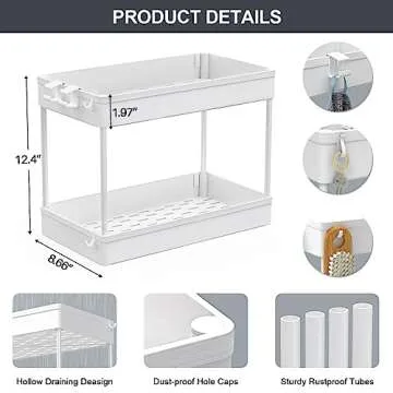 SPACEKEEPER Under Sink Organizer for Clutter-Free Spaces