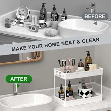 SPACEKEEPER Under Sink Organizer for Clutter-Free Spaces