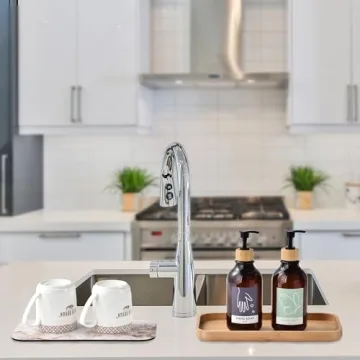 Sustainable Bamboo Vanity Tray Dish Drying Mat Home Decor