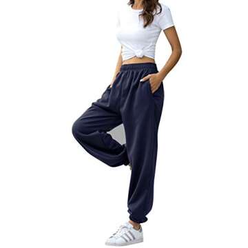 HeSaYep Women's High Waisted Sweatpants - Stylish & Comfy