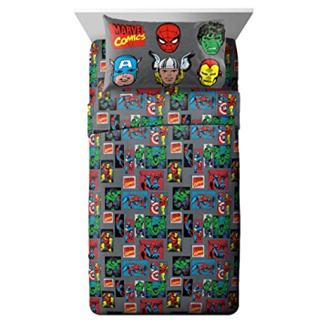 Marvel Avengers Superheroes Full Sheet Set - Soft & Cozy