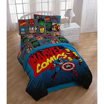 Marvel Avengers Superheroes Full Sheet Set - Soft & Cozy