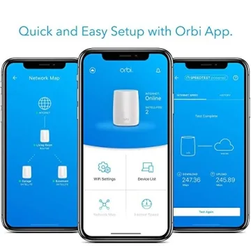 NETGEAR Orbi Ultra-Performance Whole Home Mesh WiFi System - Fast and Reliable WiFi Coverage for Your Entire Home