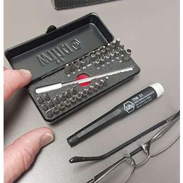 Wiha 75980 39 Piece ESD Safe Go Box Micro Bits Set