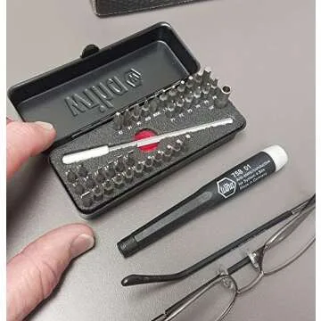 Wiha 75980 39 Piece ESD Safe Go Box Micro Bits Set