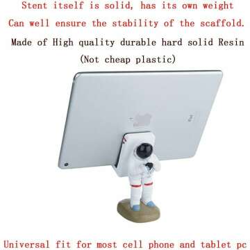 Cute Astronaut Phone Stand for Desk or Travel