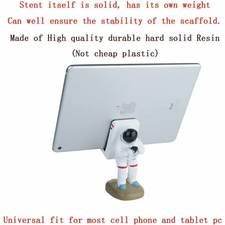 Cute Astronaut Phone Stand for Desk or Travel