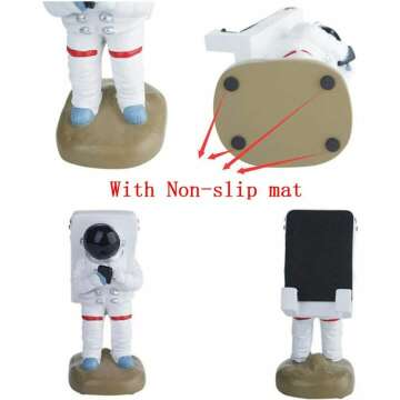Cute Astronaut Phone Stand for Desk or Travel