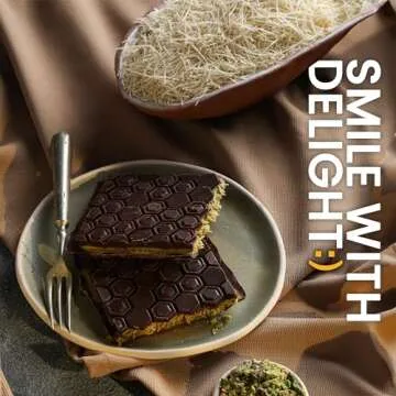 BISVUA Premium Dried Kataifi 500g (17.6 oz) - Perfect for Viral Dubai Chocolate Bar Pistachio Stuffed Desserts knafeh, Kunafa, and Middle Eastern Pastries - kataifi shredded fillo dough