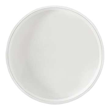 Kate and Laurel Bellport Farmhouse Drink Table, 10 x 10 x 22, White, Decorative Coastal Cocktail Table with Round Tabletop and Colonial Base for Farmhouse Décor