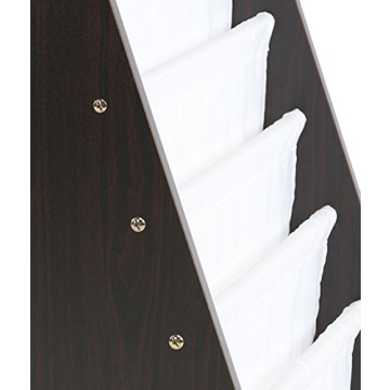 Humble Crew 4-Tier Kids Book Rack Espresso White Storage