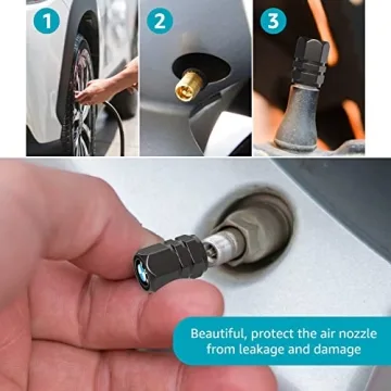 Premium Tire Valve Caps Set for BMW Models - Stylish & Protective