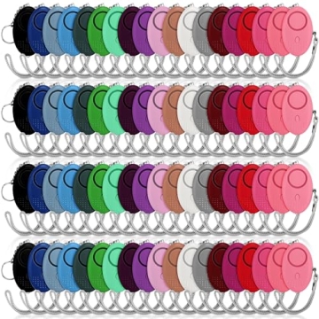Kanayu 76 Pcs Personal Alarm Bulk 130DB Safe Sound Emergency Safety Self Defense Security Alert Keyc...