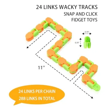 Wacky Track Fidget Toys for ADHD Autism Stress Relief Fun