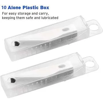 DIYSELF Hobby Knife Set with Blades and Ruler for Crafting