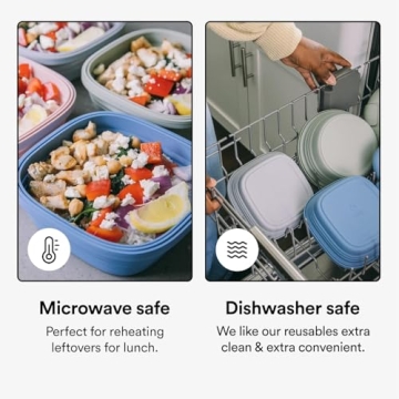 STOJO Collapsible Lunch Container - Reusable & Eco-Friendly