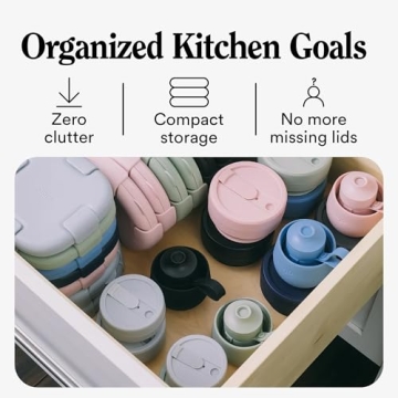 STOJO Collapsible Lunch Container - Reusable & Eco-Friendly