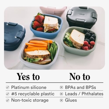 STOJO Collapsible Lunch Container - Reusable & Eco-Friendly