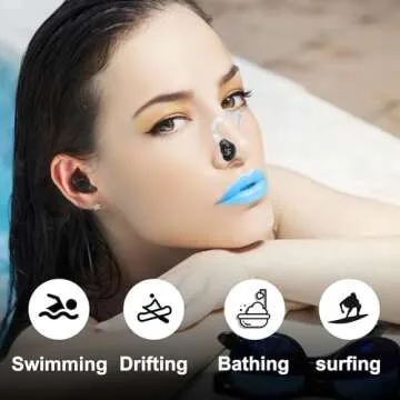 Hurdilen Swimming Nose Clips - 14 Pack for All Ages