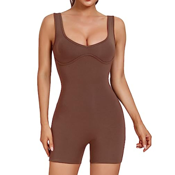 Abonlen Sweetheart Neckline Romper for Stylish Comfort