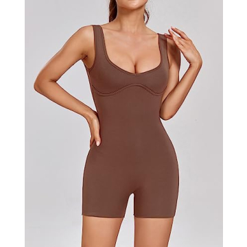 Abonlen Sweetheart Neckline Romper for Stylish Comfort