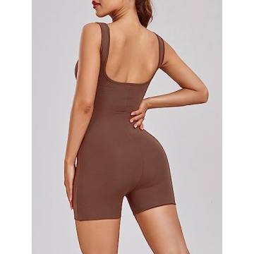 Abonlen Sweetheart Neckline Romper for Stylish Comfort