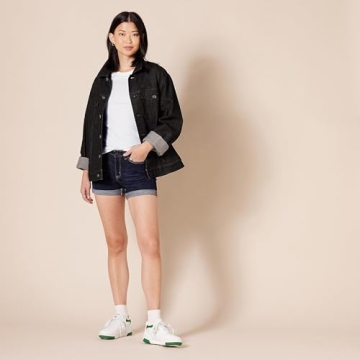 Classic-Fit Long-Sleeve Crewneck T-Shirt for Women