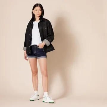 Classic-Fit Long-Sleeve Crewneck T-Shirt for Women