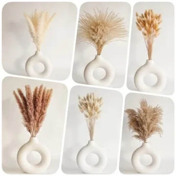 Dried Pampas Grass Decor Set 120 PCS for Home Weddings