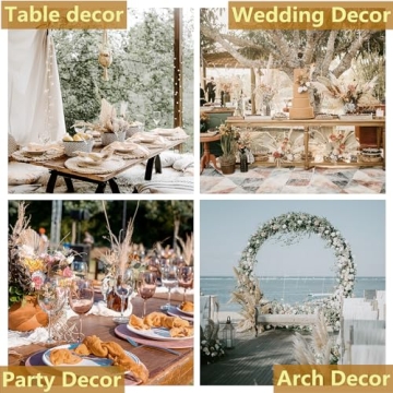 Dried Pampas Grass Decor Set 120 PCS for Home Weddings