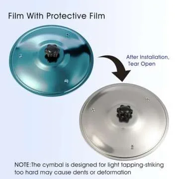 Mini Drumming Cymbal for Car Air Vent Fun